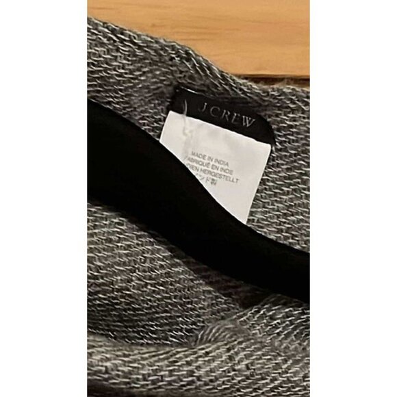 J.Crew Cape Shawl Scarf Gray and red and Red hat included/Charity Sale - Picture 3 of 4